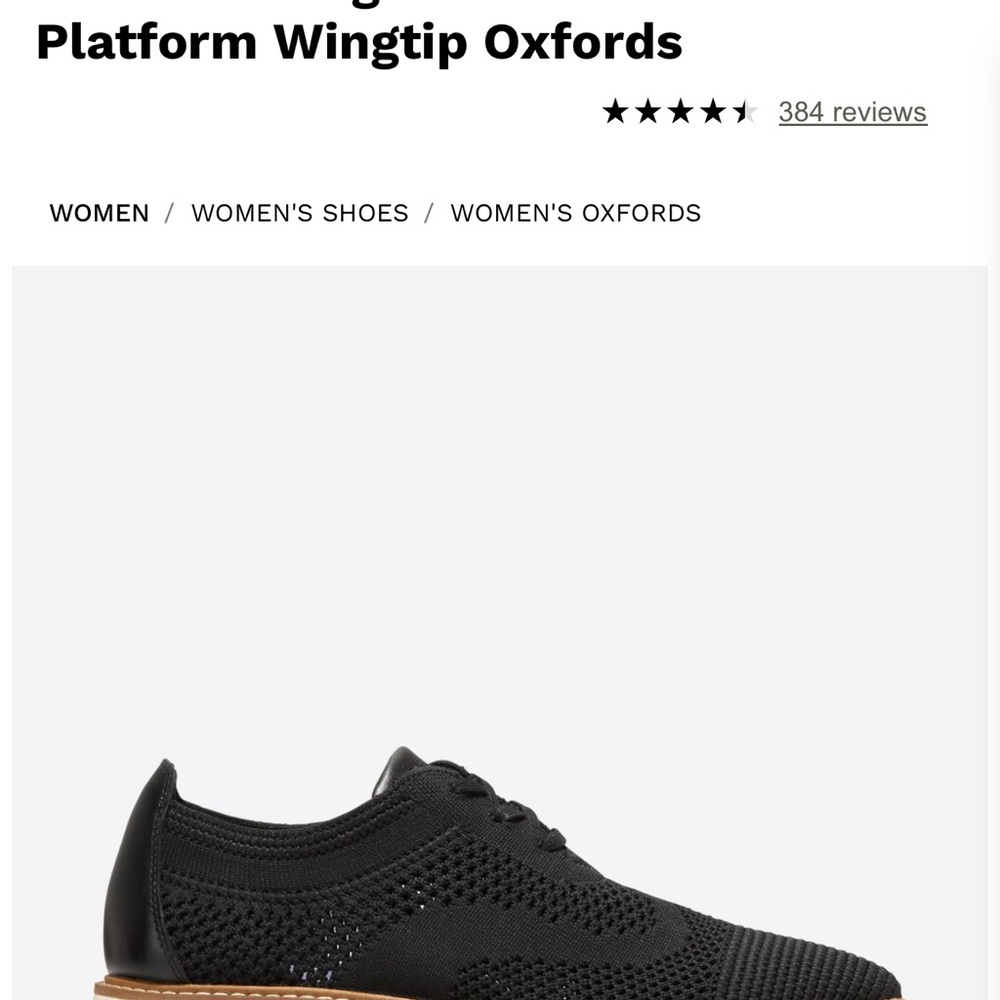 Cole Haan Black Flats Sneakers
